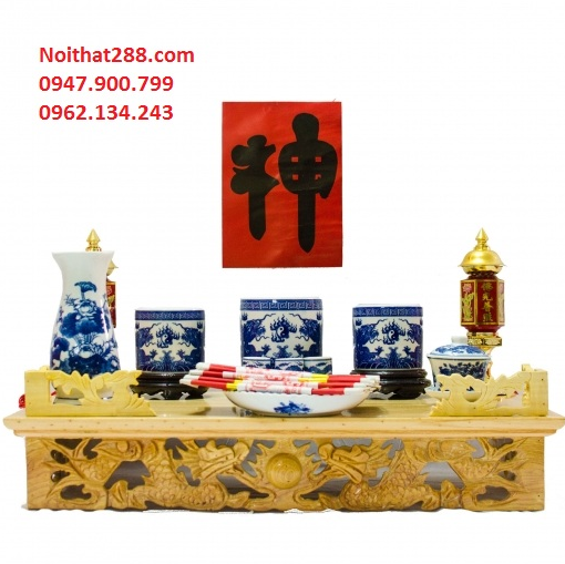 Đồ thờ cho Bàn thờ treo 61cm x 107cm